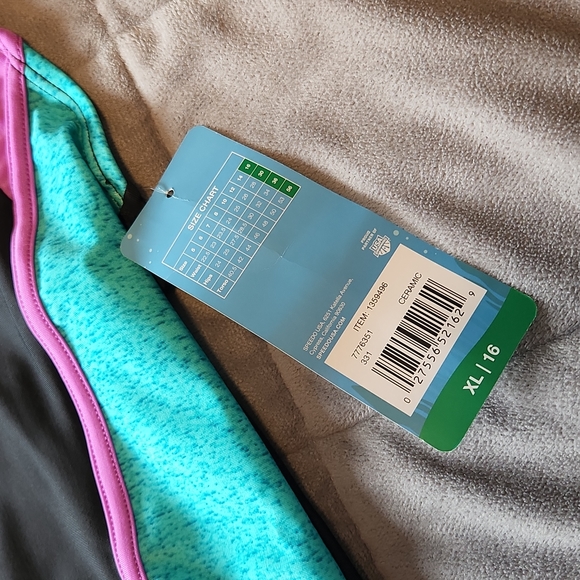 NWT SPEEDO Girl's Bathing Suit Size 16 XL - Picture 4 of 4